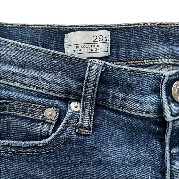 Gap Women's Resolution Slim Straight Jeans Size 28s - Picture 3 of 11